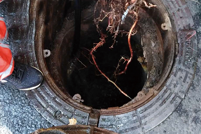 东阁镇管道预处理